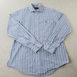 Polo Ralph Lauren Shirt Men's Large Multi-Color Striped